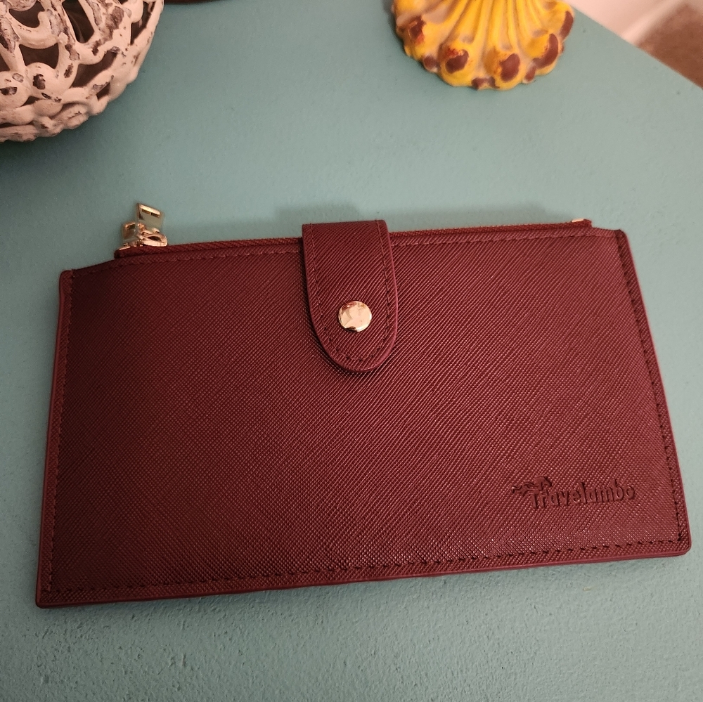 Burgundy Multi-Card Wallet